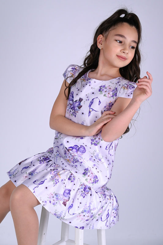 Purple Trchnagir Dress